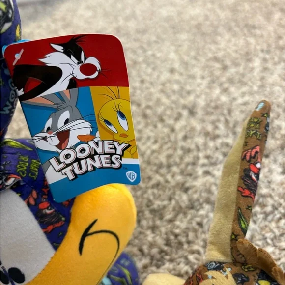 Warner Bros. Looney Tunes Plush Set - Blue and Brown Road runner @ wile e coyote - Picture 7 of 10